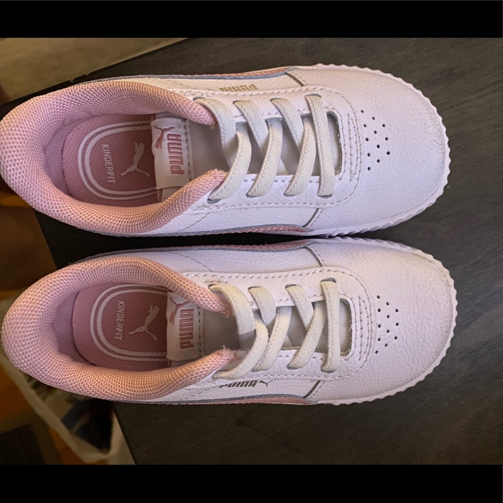 Toddler puma sneakers - size 8.